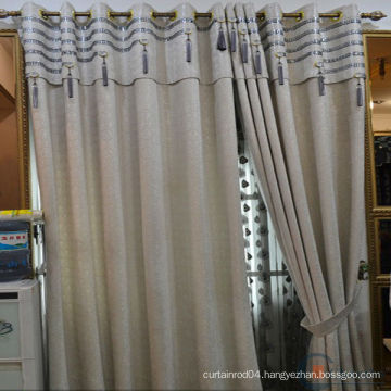 Luxurious ready made curtain/china tulle curtain fabric